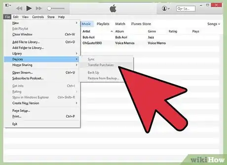 Image titled Transfer Purchases from an iPhone to iTunes Step 7