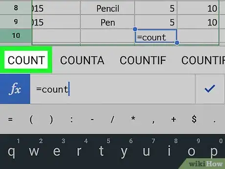 Image titled Count Cells on Google Sheets on Android Step 5