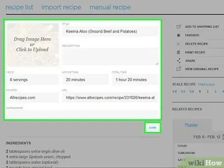 Image titled Add a Recipe to Pepperplate Step 6