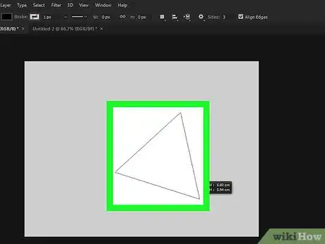 Image titled Make a Triangle in Photoshop on PC or Mac Step 10