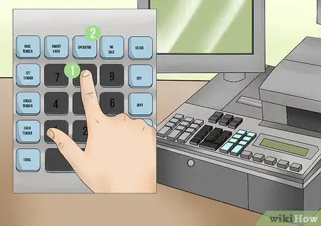 Image titled Operate a Kmart Cash Register Step 3