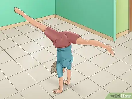 Image titled Do to Back Walkovers on the Beam Step 4