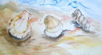 Paint a Watercolor of Seashells