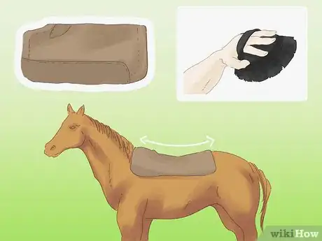 Image titled Tighten Your Horse's Western Girth Step 1