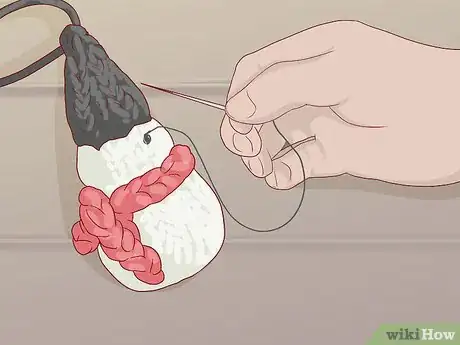 Image titled Knit Snowman Ornaments Step 26