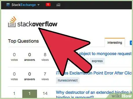 Image titled Answer a Question on Stack Overflow Step 1