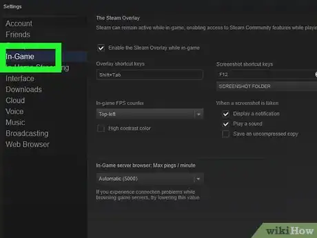 Image titled Enable Steam's In‐Game FPS Counter Step 4