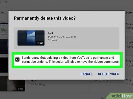 Image titled Take Your Video Off YouTube Step 7