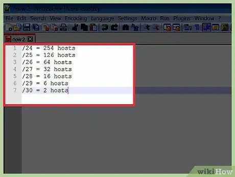 Image titled Subnet Using VLSM Step 1