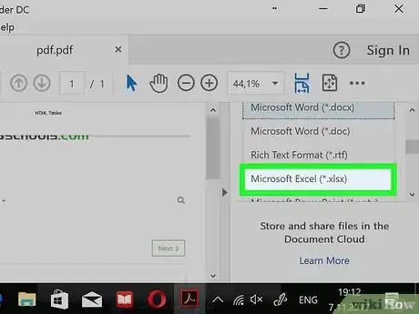 Image titled Create an Excel Spreadsheet from a PDF File Step 18