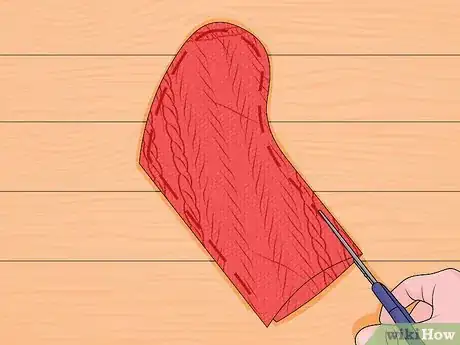 Image titled Make Christmas Stockings from Sweaters Step 6