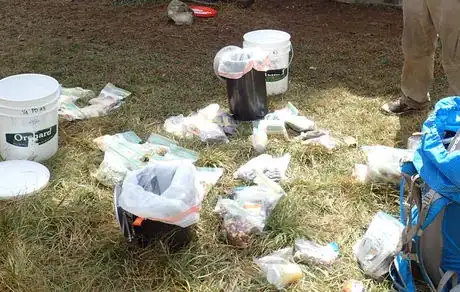 Image titled Resupply Unpacking John Muir Trail.JPG