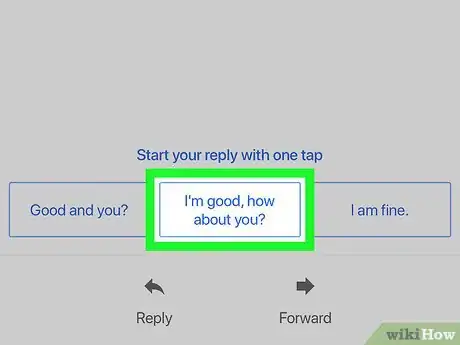Image titled Use Smart Reply in Gmail on iPhone Step 4