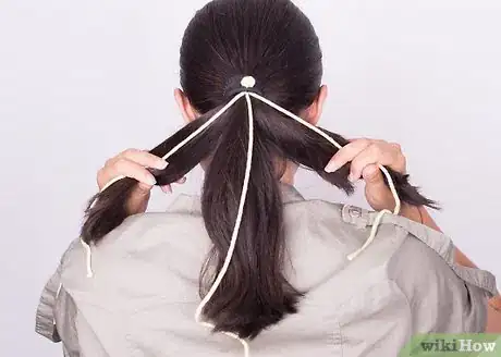 Image titled Braid Your Hair with a Ribbon Step 4