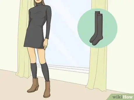 Image titled Wear a Turtleneck Dress Step 1