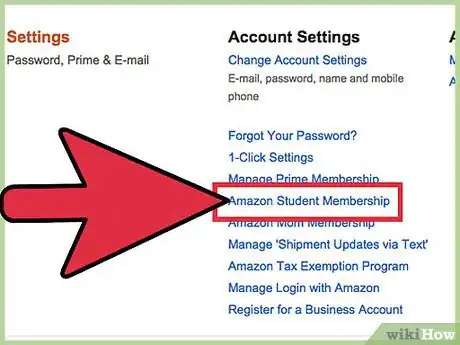 Image titled Sign Up for Free Amazon Prime Student