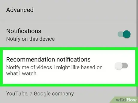 Image titled Turn Off Recommended Notifications on YouTube Music on Android Step 5