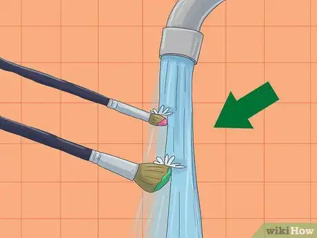 Image titled Clean Mac Makeup Brushes Step 1