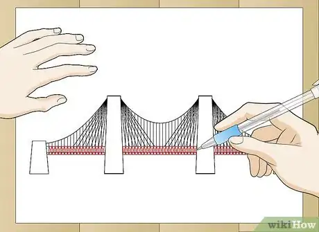 Image titled Draw Suspension Bridges Step 7