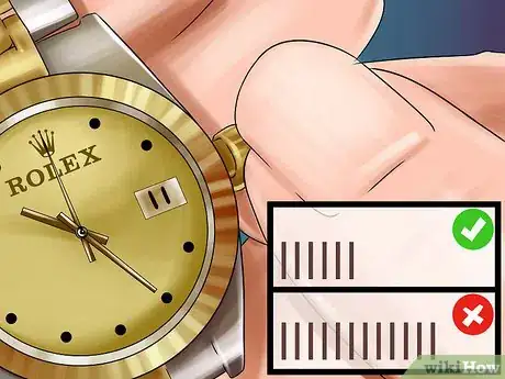 Image titled Tell if a Rolex Watch is Real or Fake Step 4
