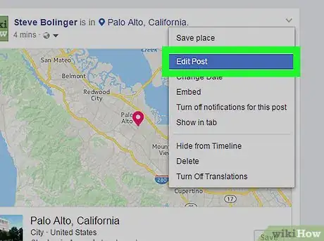 Image titled Remove the Location from Posts on Facebook Step 13