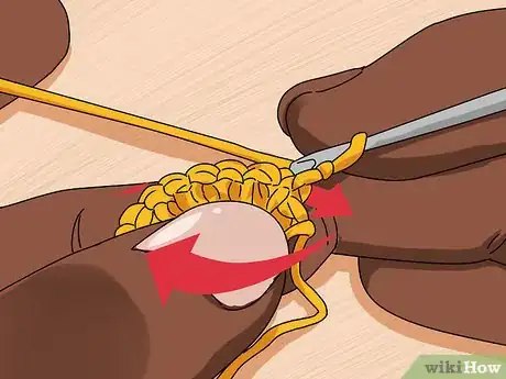 Image titled Crochet Wide Flat Tape Edging Step 9