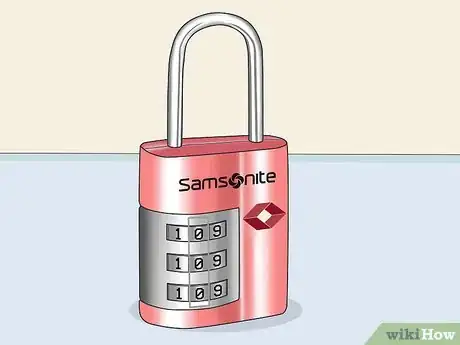 Image titled Set a Samsonite Lock Step 1