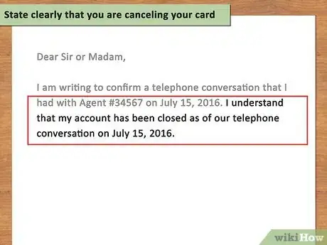 Image titled Write a Credit Card Cancellation Letter Step 8