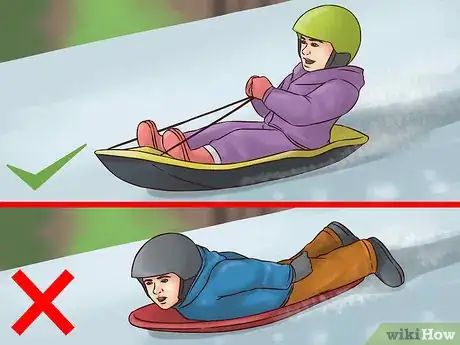 Image titled Keep Kids Safe when Sledding Step 12