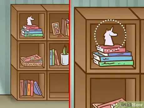 Image titled Decorate a Bookshelf Step 4