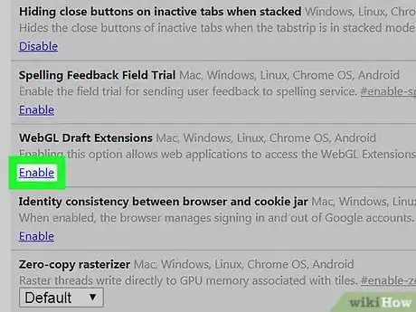 Image titled Enable WebGL Draft Extensions in Google Chrome Step 5