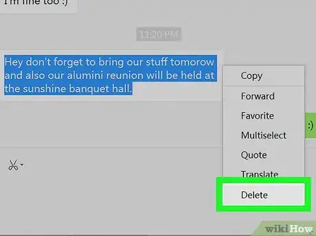 Image titled Delete WeChat Messages on a PC or Mac Step 6