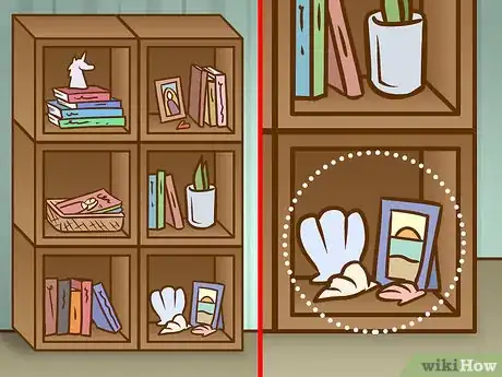 Image titled Decorate a Bookshelf Step 5