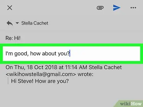 Image titled Use Smart Reply in Gmail on iPhone Step 5