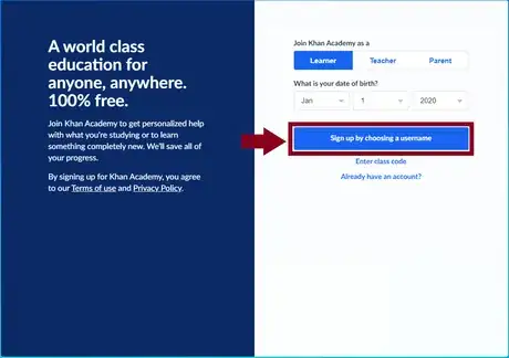 Image titled Select Sign Up.png