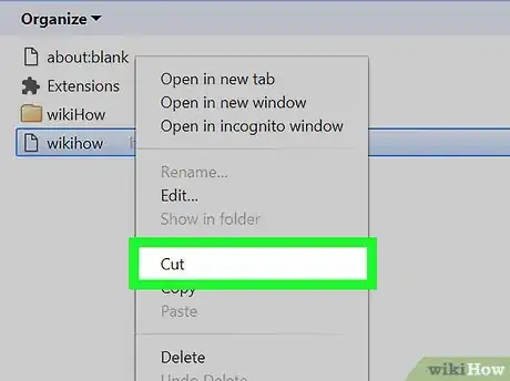 Image titled Move Bookmarks on Chrome on PC or Mac Step 6
