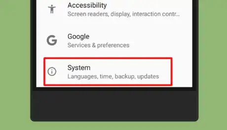 Image titled Go to the System settings.png