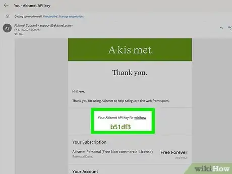 Image titled Find Your WordPress API Key Step 9
