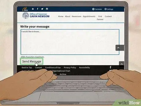 Image titled Contact California's Governor Step 8