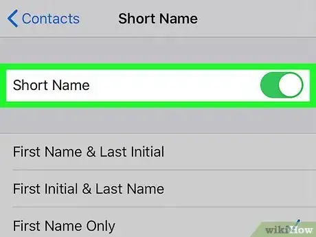 Image titled Show Last Names Only for Contacts on an iPhone Step 4