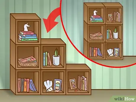 Image titled Decorate a Bookshelf Step 6