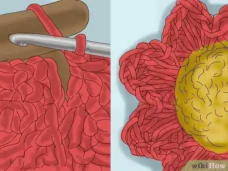 Image titled Crochet Petal Cone Edging Step 14
