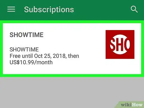 Image titled Cancel Showtime on Android Step 4