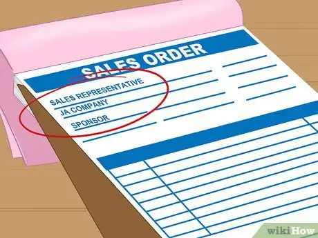 Image titled Fill Out a Junior Achievement Sales Order Book Step 2
