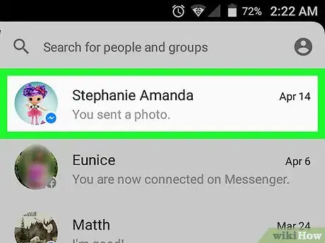 Image titled Hide Messages You Have Read on Facebook Messenger on Android Step 2