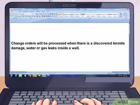 Image titled Write a Home Improvement Contract Step 17
