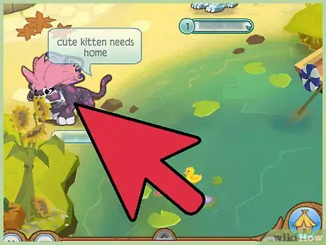 Image titled Get Adopted in the Pillow Room on Animal Jam Step 4