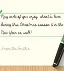 Write a Christmas Newsletter