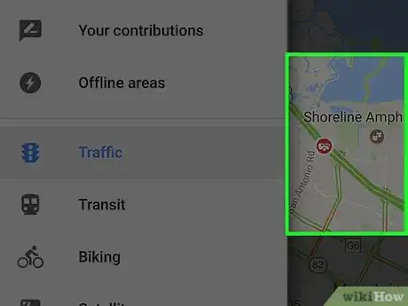 Image titled See Traffic Patterns on Google Maps on an iPhone Step 4