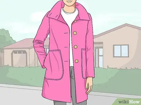 Image titled Wear Bright Colors in Winter Step 1